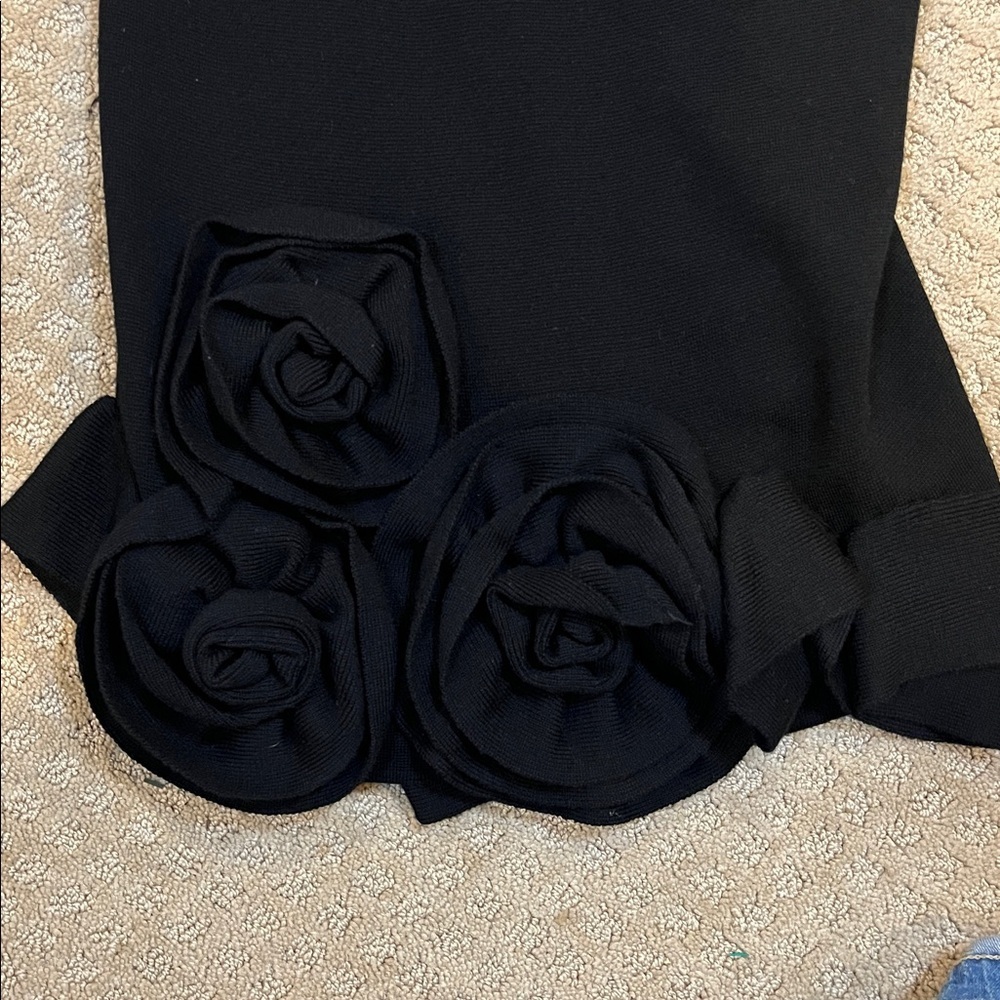 Etcétera L Elegant Black Sleeveless Dress
